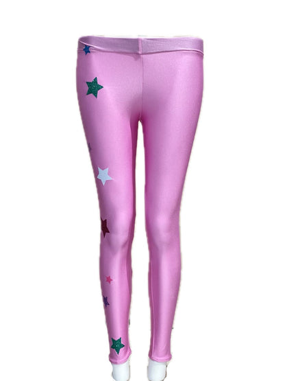 LEGGINS ROSA CON STELLE Ribes of LOVE