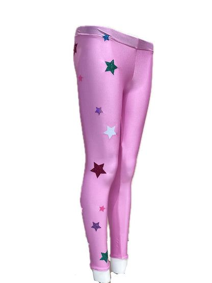 LEGGINS ROSA CON STELLE Ribes of LOVE