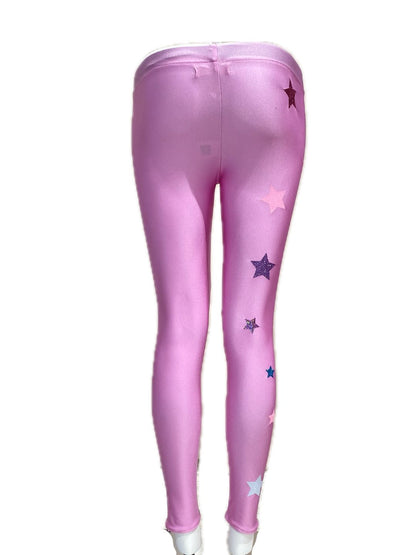 LEGGINS ROSA CON STELLE Ribes of LOVE