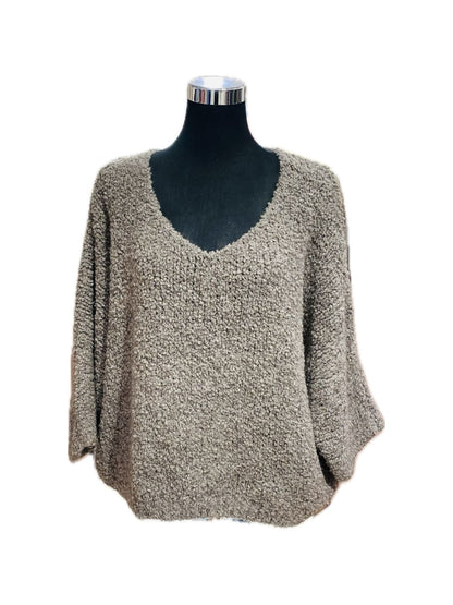 MAGLIONE MORBIDISSIMO GRIGIO FUMO DI LONDRA CON STELLE