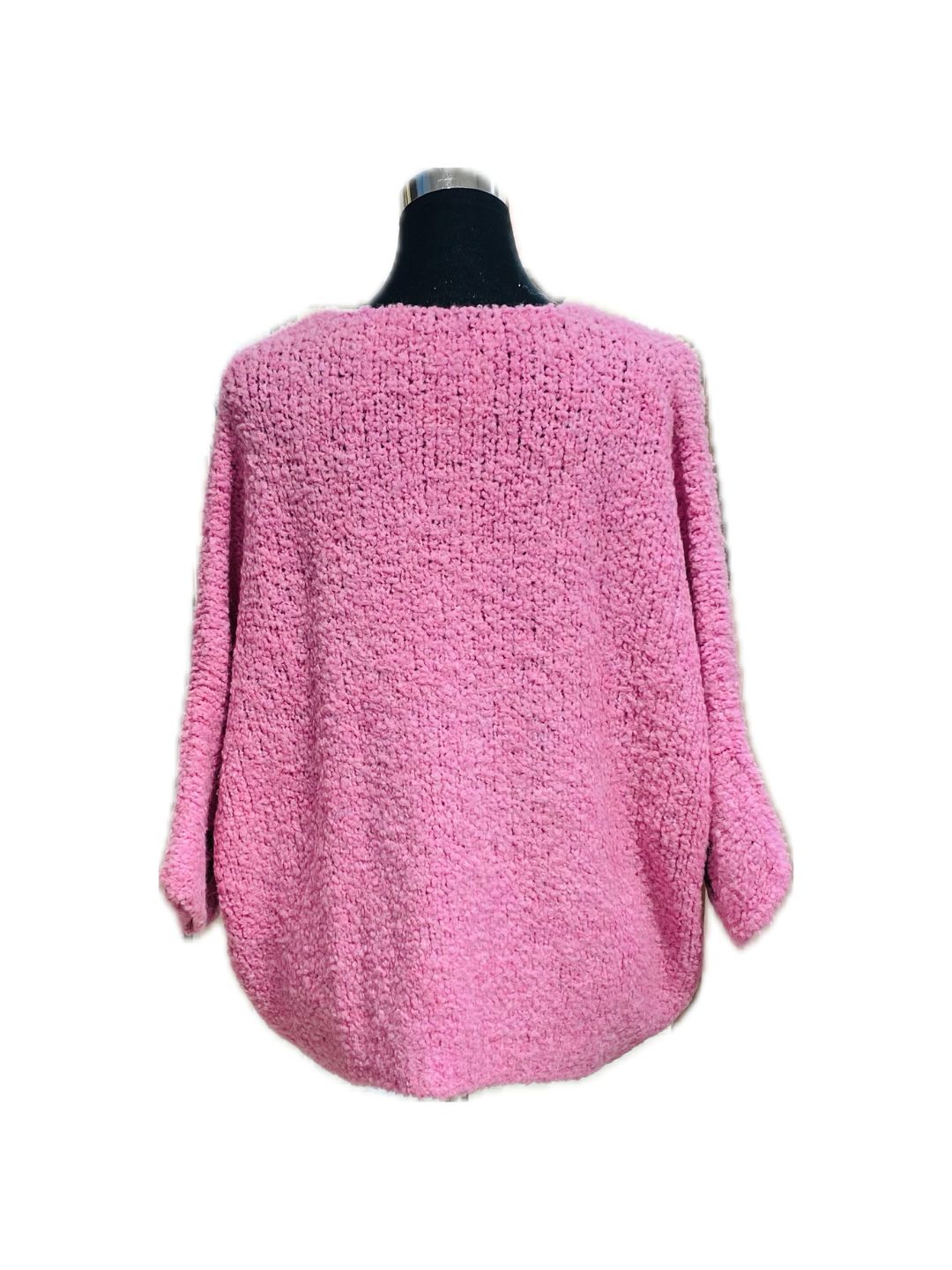 MAGLIONE MORBIDISSIMO ROSA BABOL CON STELLE