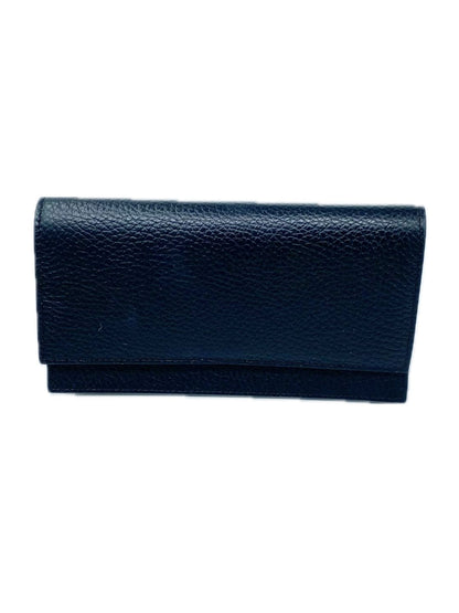 PORTAFOGLIO CON PORTACELLULARE IN PELLE NERO 5031