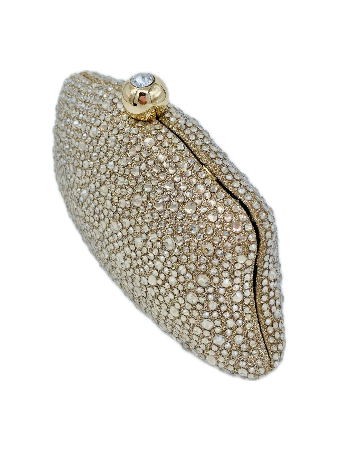 MINI POCHETTE STRASS ORO 9060