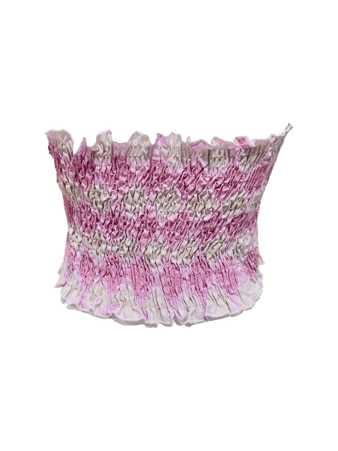 MINI TOP Punto Smock Bohème Francese Rosa Ribes of LOVE