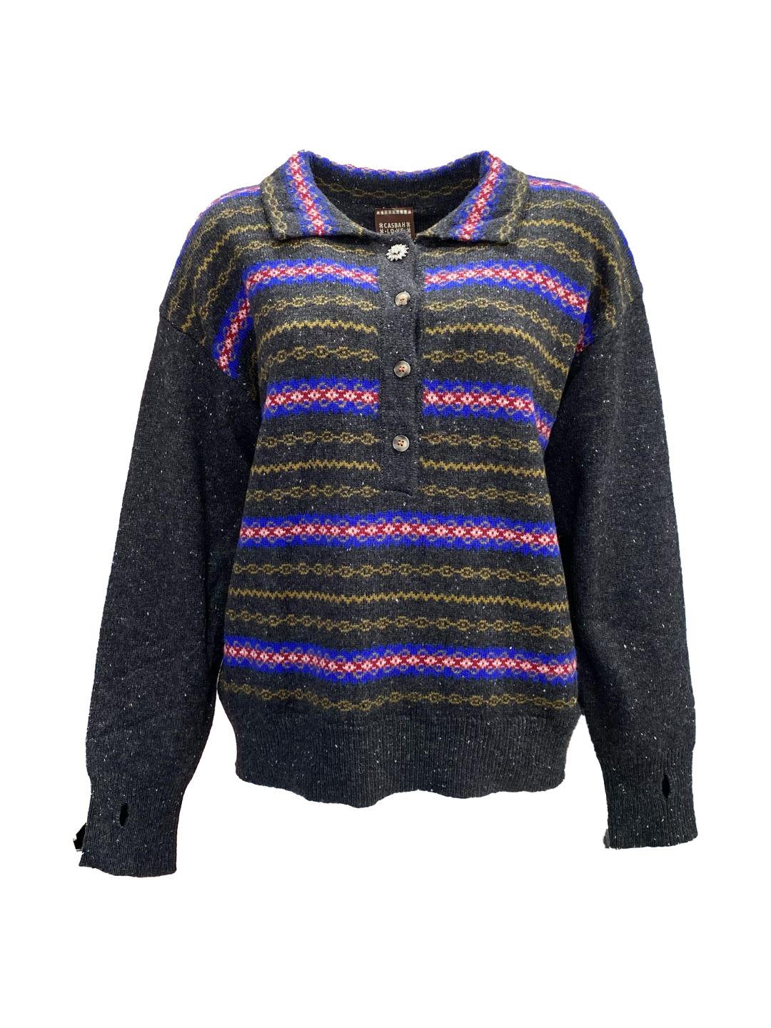 Maglia Polo Maxine Fantasia Multicolor Casbah Love