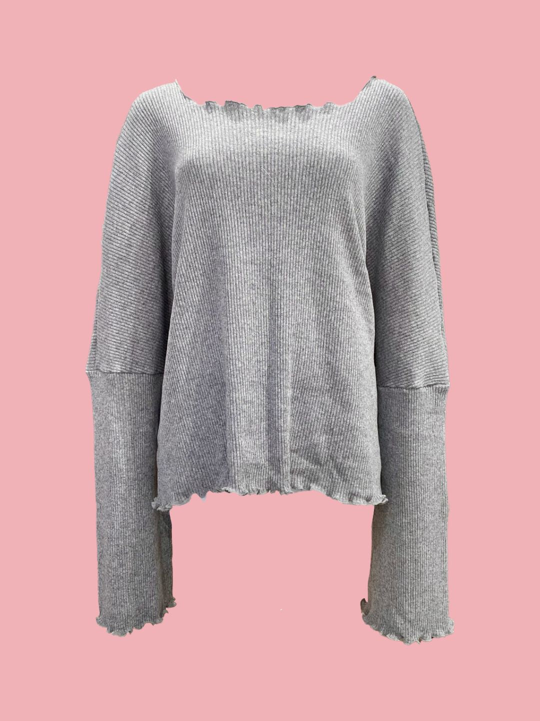 Maglia Scatoletta Costina Grigia Ribes of LOVE