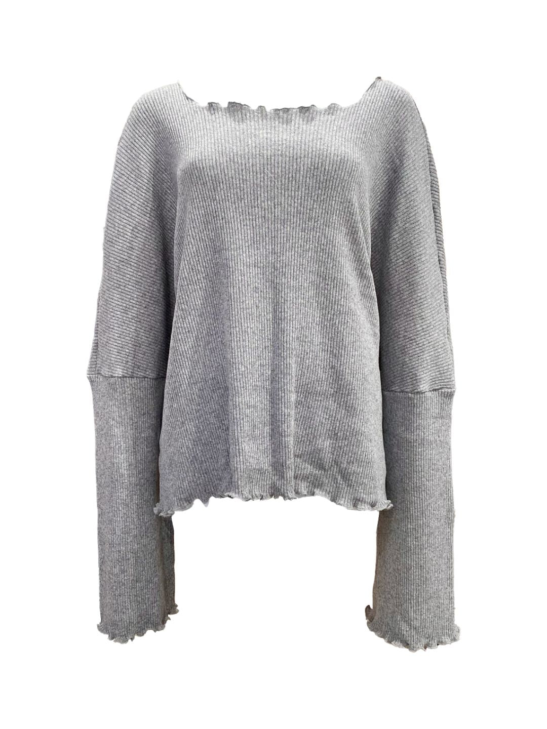 Maglia Scatoletta Costina Grigia Ribes of LOVE