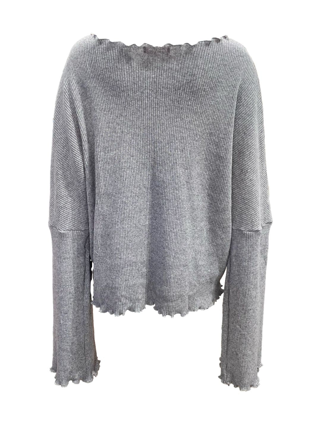 Maglia Scatoletta Costina Grigia Ribes of LOVE