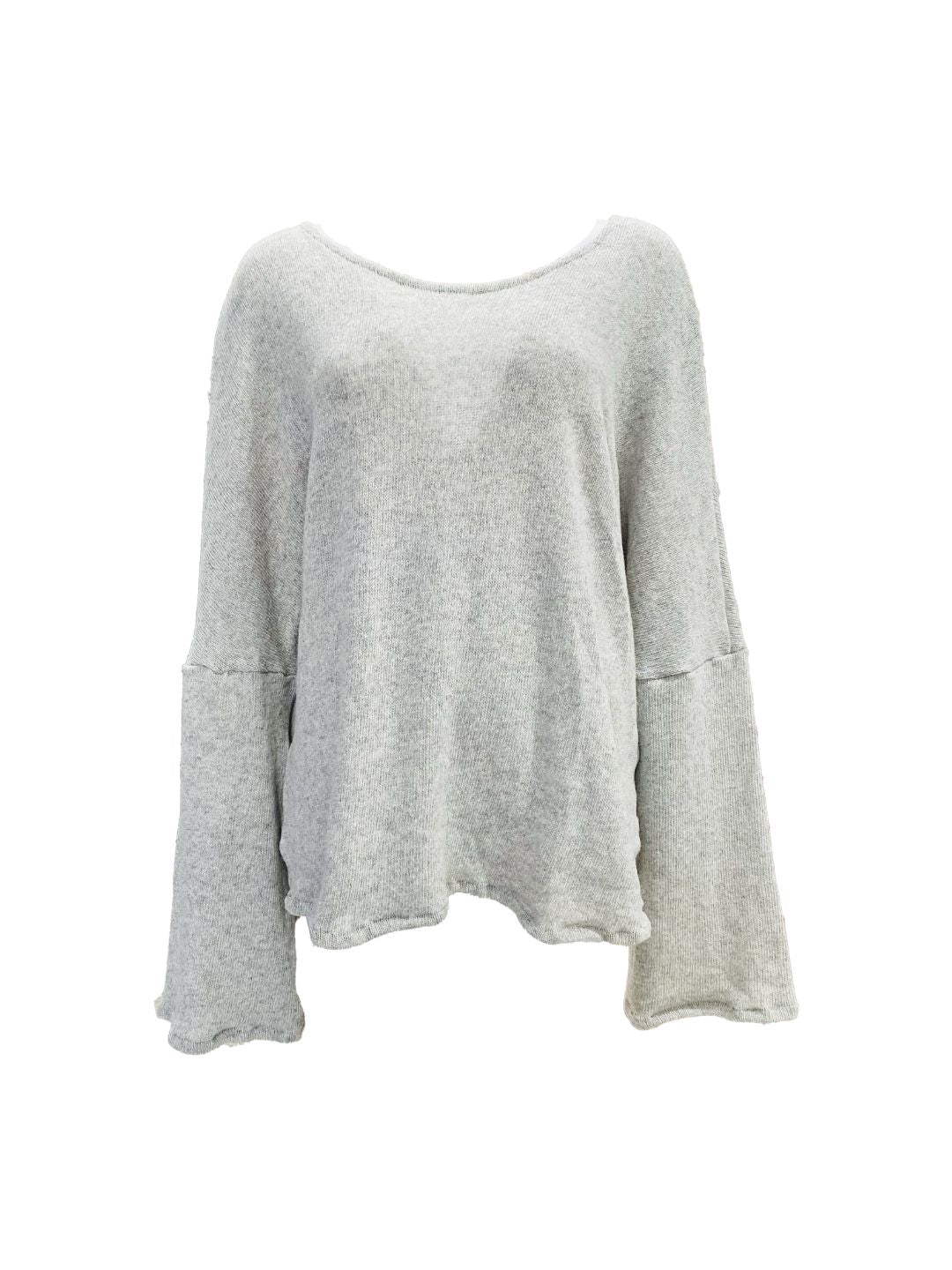 Maglia Scatoletta Grigio Melange Chiaro Ribes of LOVE