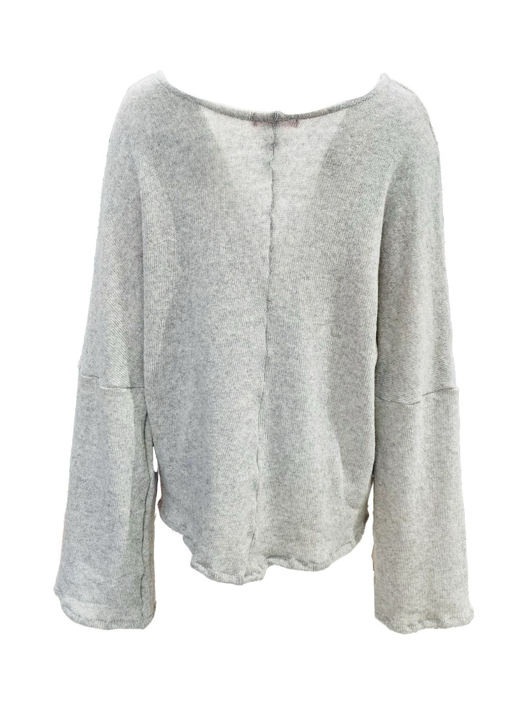 Maglia Scatoletta Grigio Melange Chiaro Ribes of LOVE
