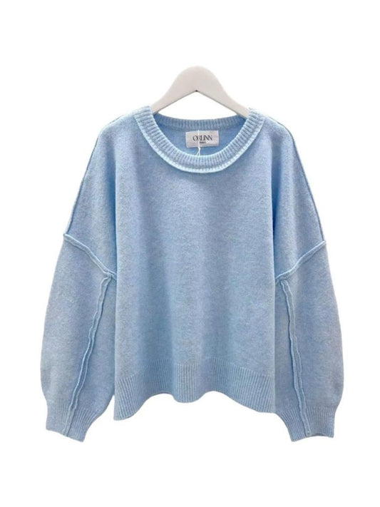 Maglione Oversize Azzurro