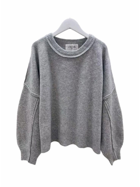 Maglione Oversize Grigio