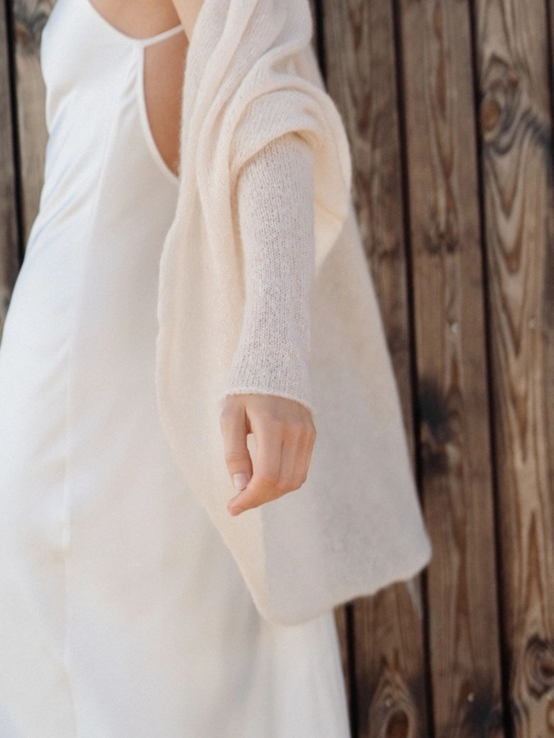 Superkid Mohair Elegant Sand Cape 23SM12