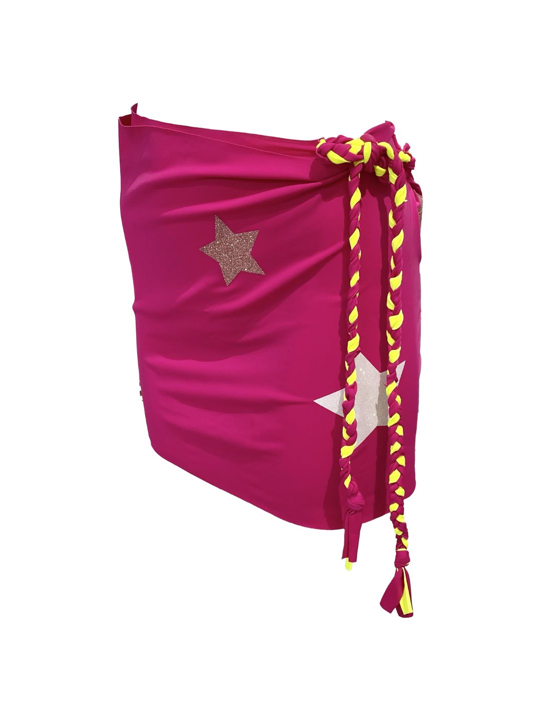 Mini Pareo Stelle Fucsia – Lycra, Artigianale