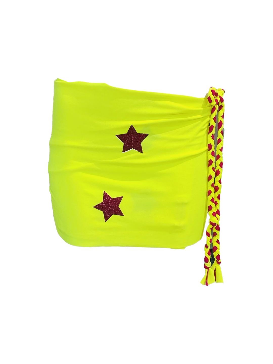 Mini Pareo Giallo Fluo Stelle  Ribes of LOVE