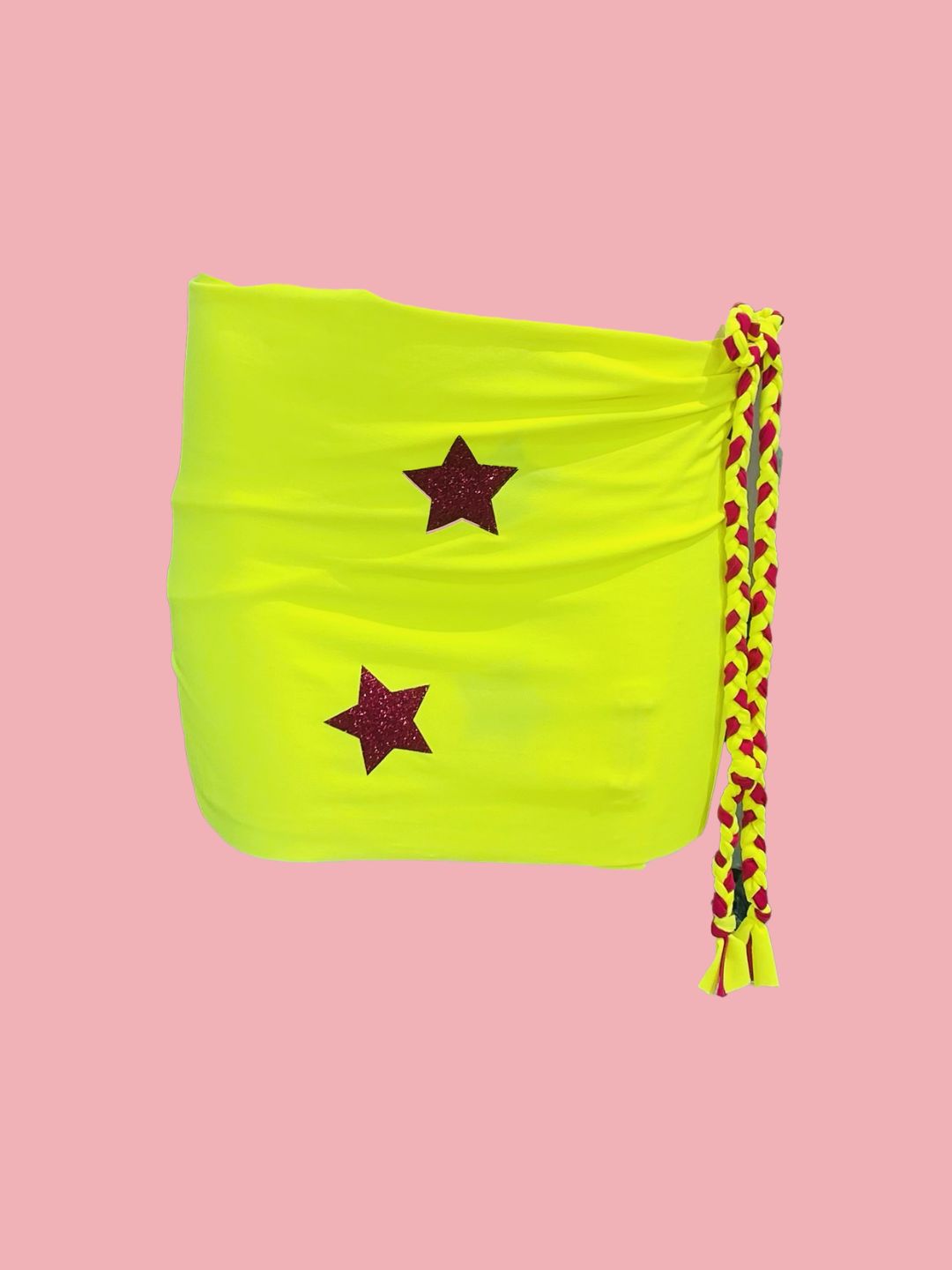 Mini Pareo Giallo Fluo Stelle  Ribes of LOVE