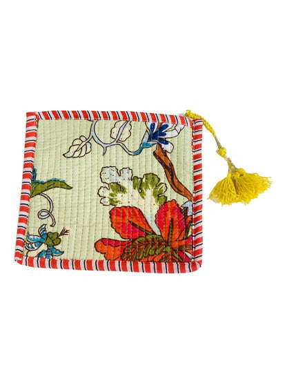 Radical Chic Mini Quilted Zip Clutch