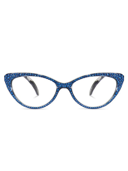 ABELLA BLACK JIMMY CRYSTAL NEW YORK READING GLASSES JCR468B