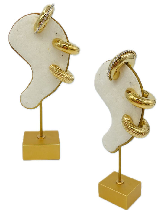 ORECCHINI EARCUFF COLOR ORO