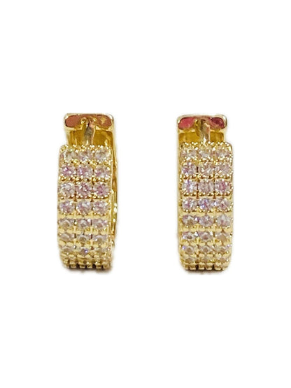 ORECCHINO STRASS CERCHIO Col.Oro 51124Q