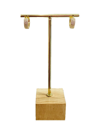 ORECCHINO STRASS CERCHIO Col.Oro 51124Q