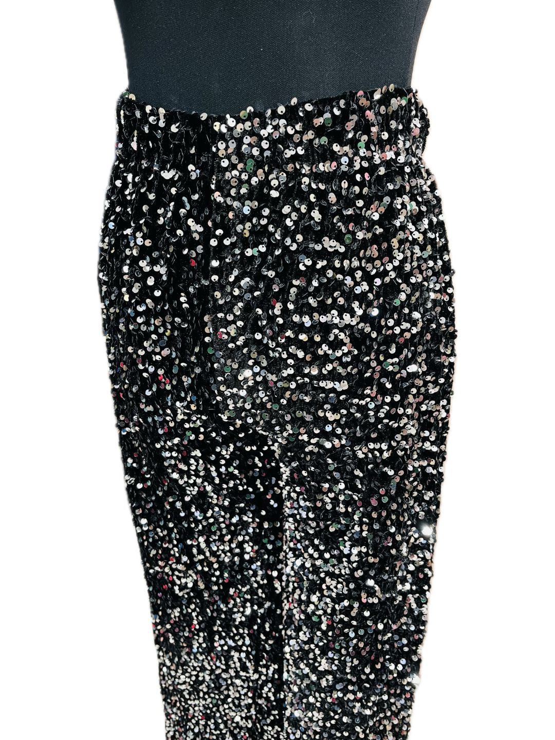 PANTALONE PAILLETTES ARGENTO 9169