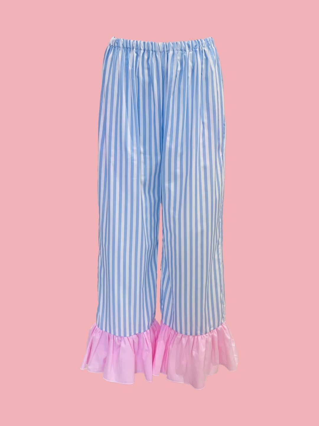 PANTALONE Pin con galetta Righe Azzurre Mod.2 Ribes of LOVE