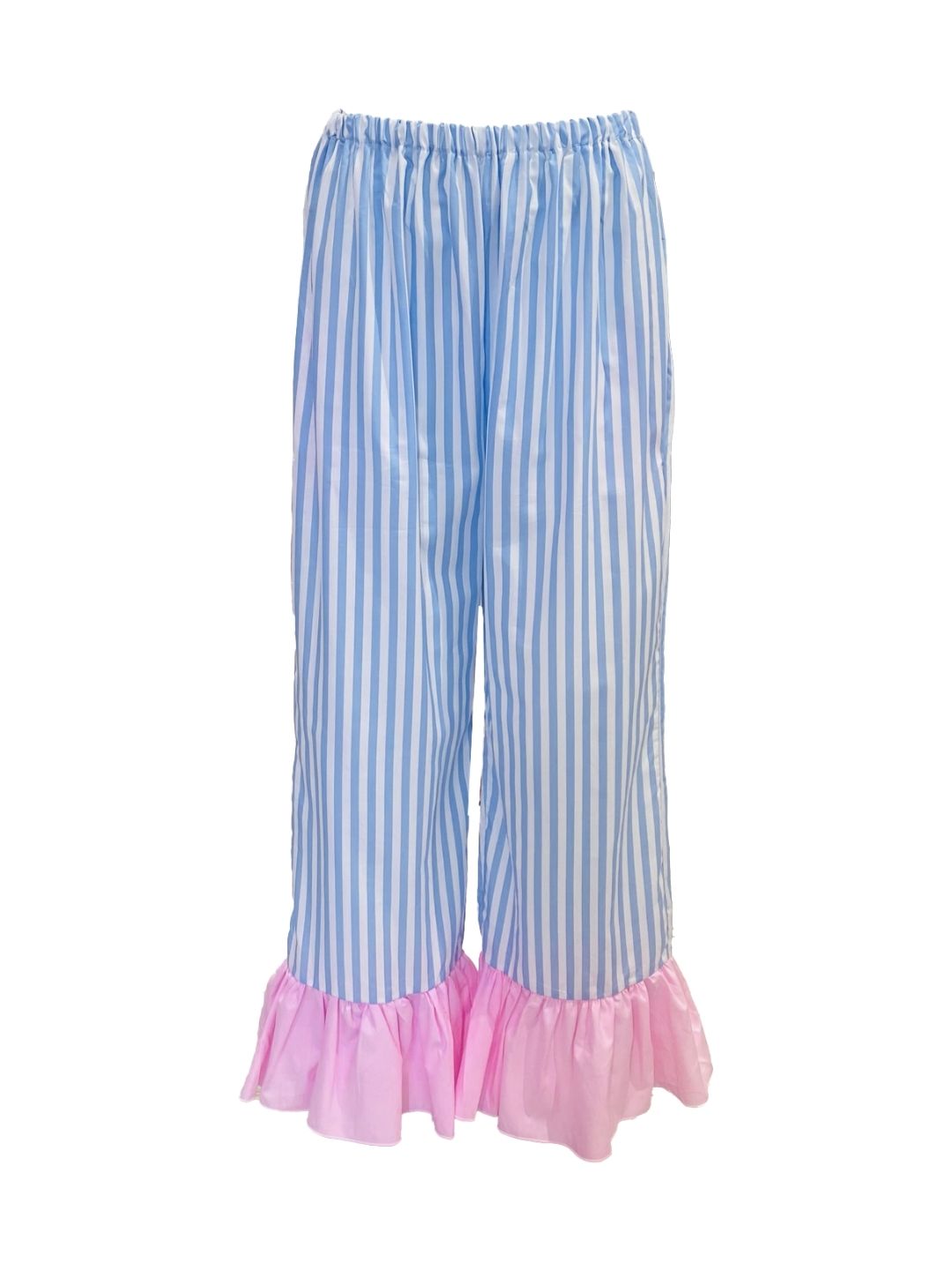 PANTALONE Pin con galetta Righe Azzurre Mod.2 Ribes of LOVE