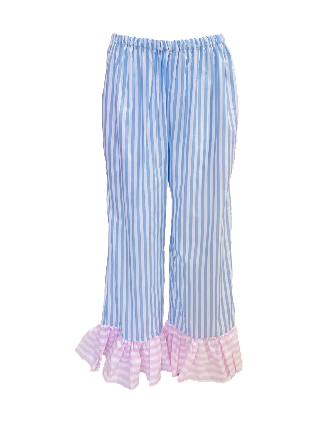 PANTALONE Pin con galetta Righe Azzurre Mod.1 Ribes of LOVE