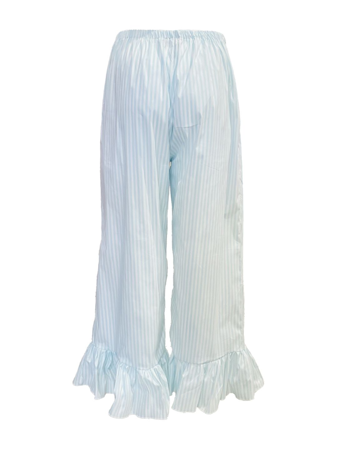 PANTALONE Pin con galetta Righe Verde Acqua Ribes of LOVE