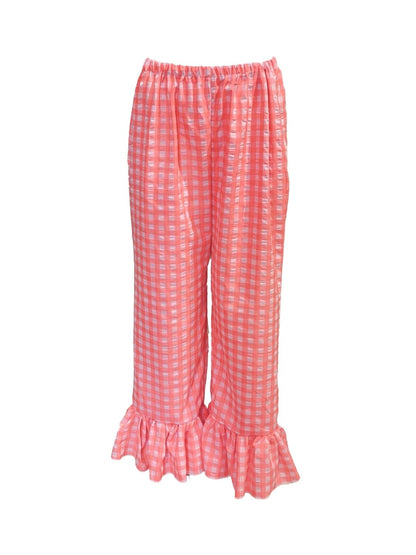 PANTALONE Pin con galetta Rosa Fluo Ribes of LOVE