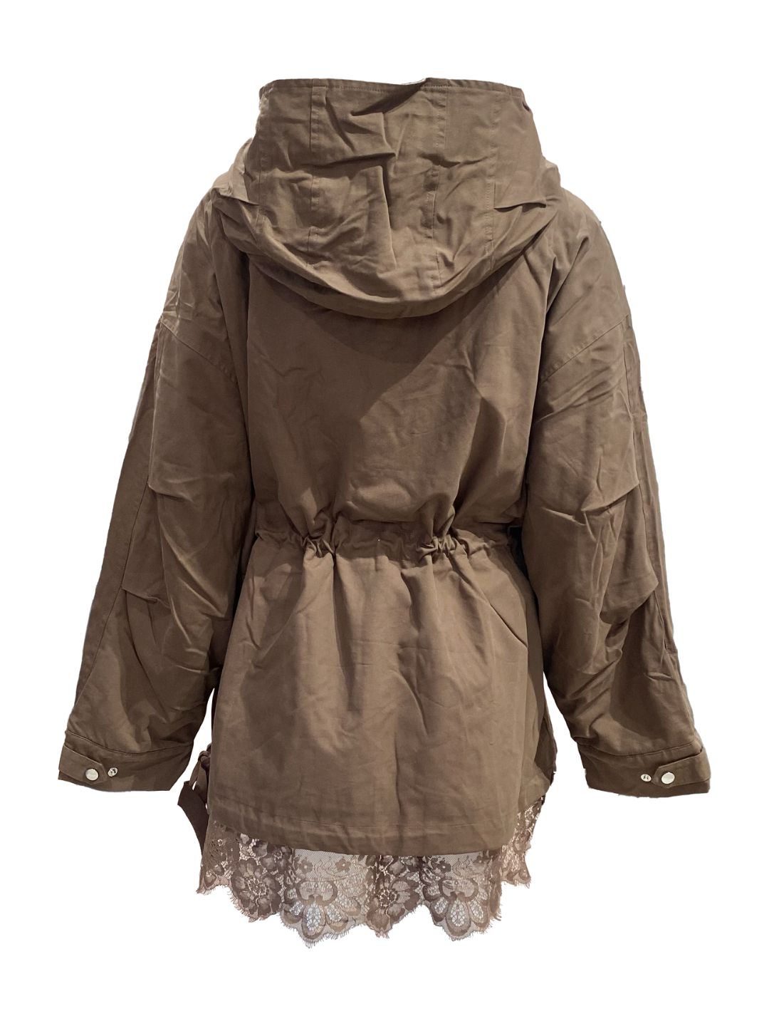 PARKA Cioccolato Con Cappuccio Casbah Love