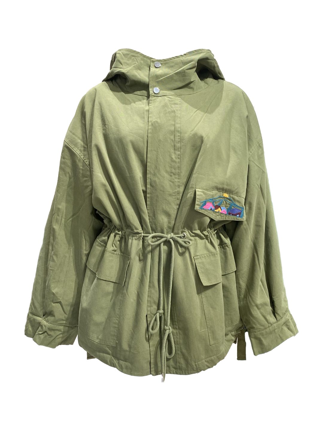 PARKA Verde Con Cappuccio Casbah Love