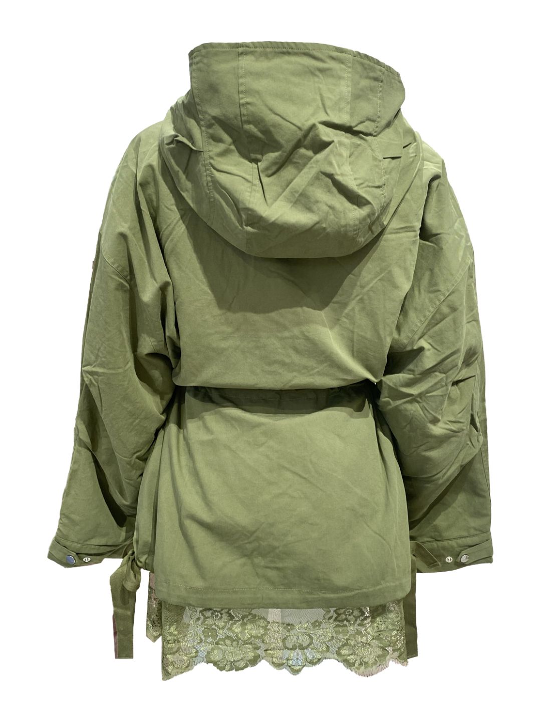 PARKA Verde Con Cappuccio Casbah Love
