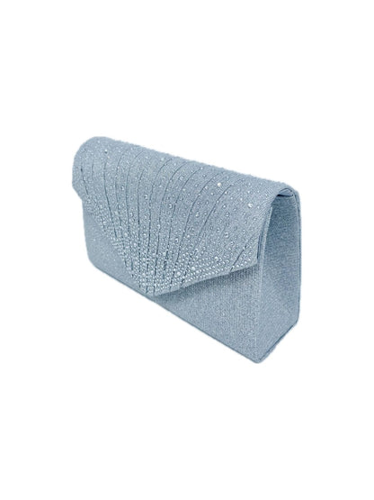 POCHETTE CERIMONIA LUREX ARGENTO 2478