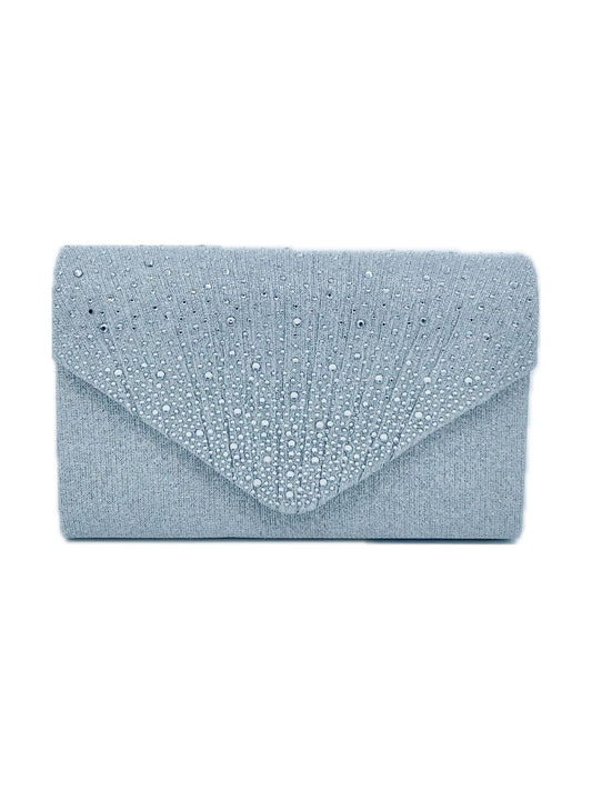 POCHETTE CERIMONIA LUREX ARGENTO 2478