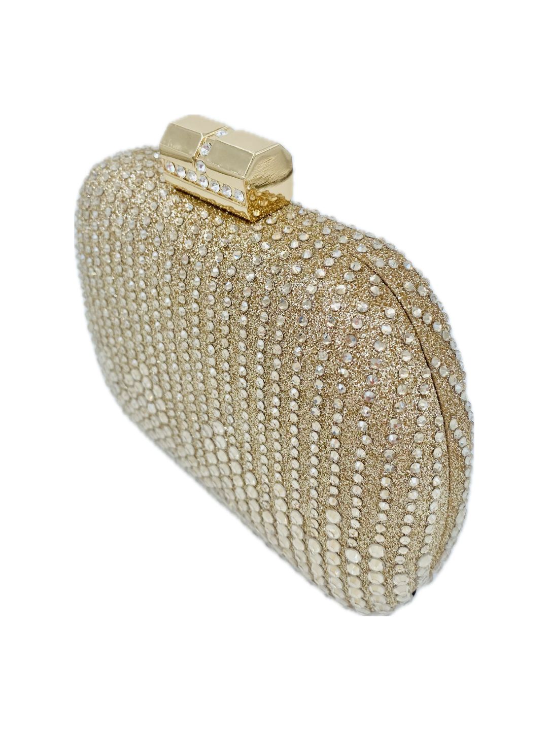 POCHETTE CLUTCH STRASS ORO 90059