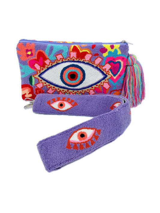POCHETTE CON TRACOLLA LILLA MC47