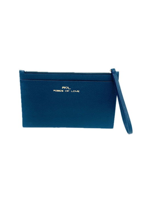 POCHETTE PORTADOCUMENTI IN PELLE BLU NOTTE 5039