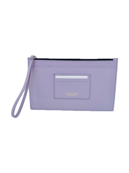 POCHETTE PORTADOCUMENTI IN PELLE LILLA 5039