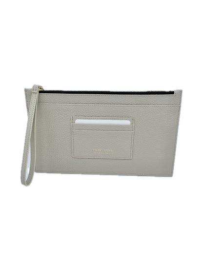 POCHETTE PORTADOCUMENTI IN PELLE PANNA 5039