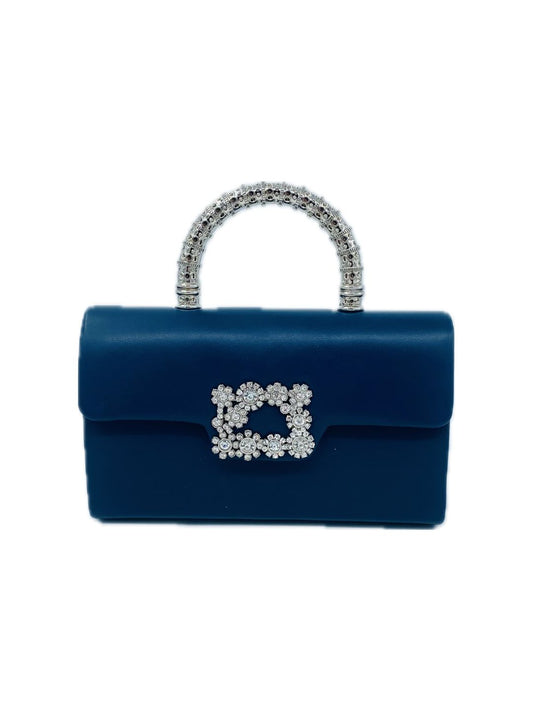 POCHETTE SIMIL PELLE BLU NOTTE 2453