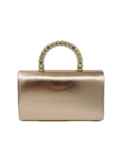 POCHETTE SIMIL PELLE ORO ROSA 2453