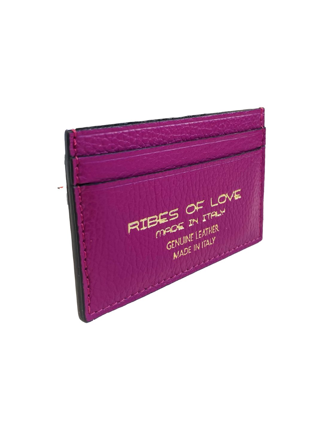 PORTACARTE IN PELLE FUXIA SCURO 131
