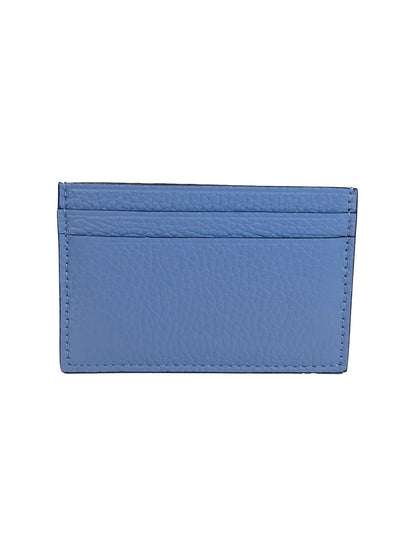 PORTACARTE IN PELLE AZZURRO 131