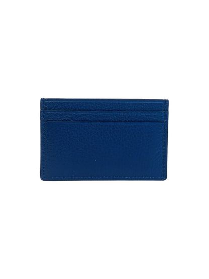 PORTACARTE IN PELLE BLU JEANS 131