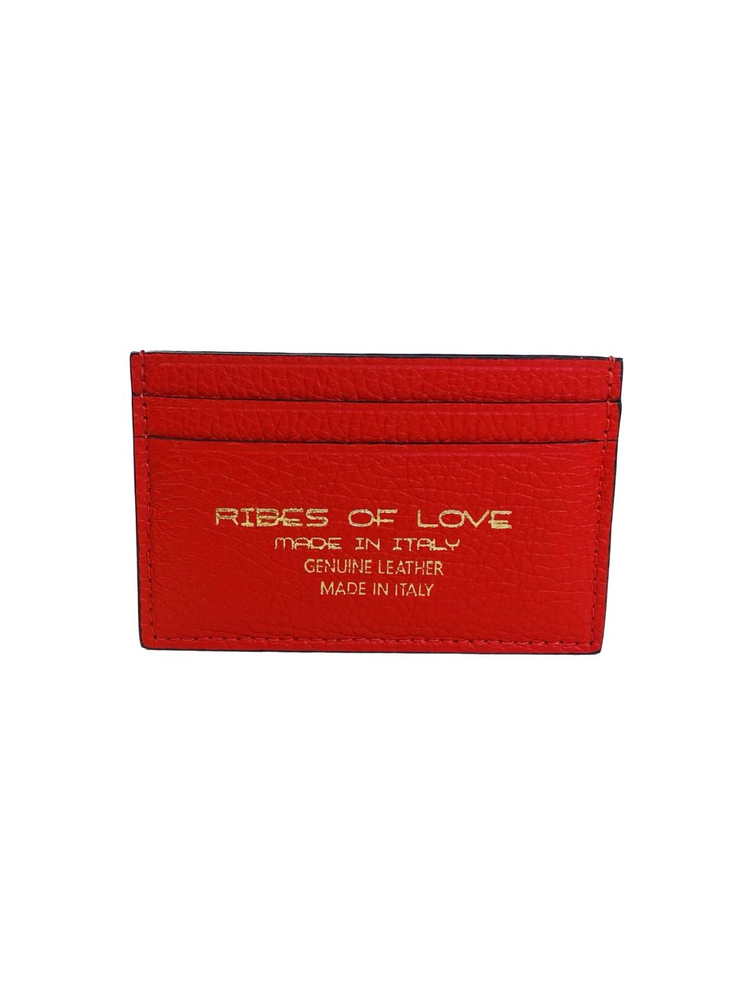PORTACARTE IN PELLE ROSSO 131