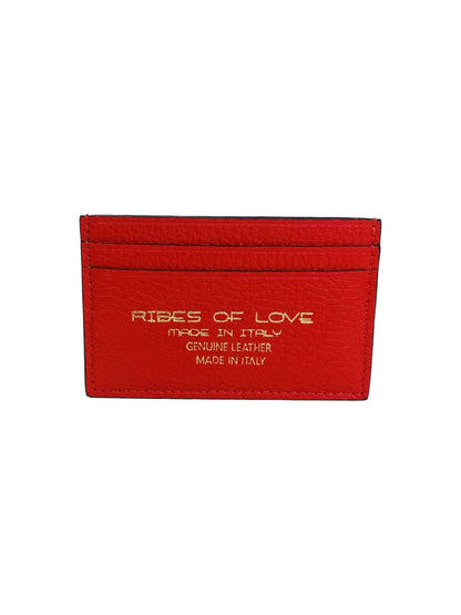 PORTACARTE IN PELLE ROSSO 131