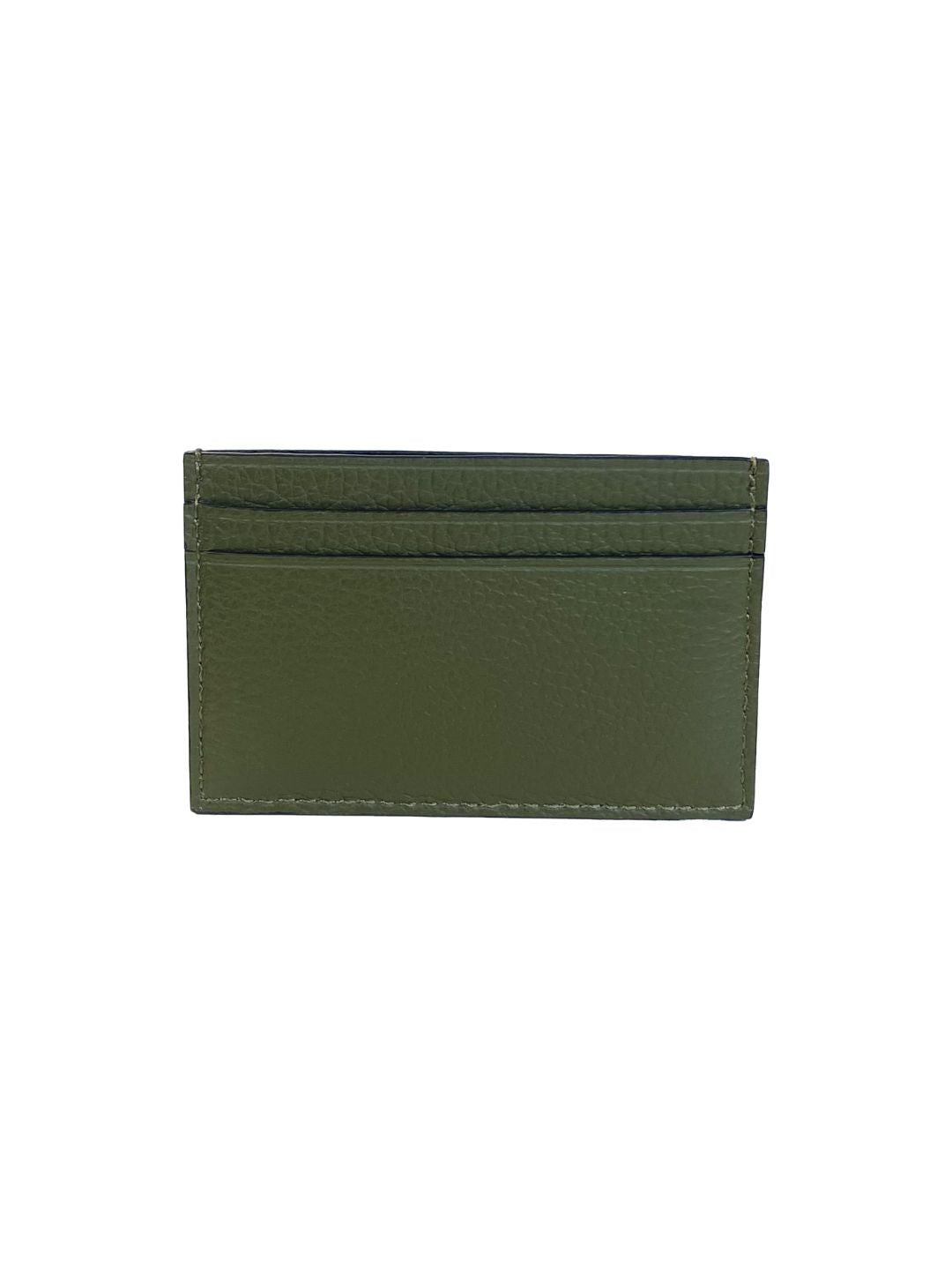PORTACARTE IN PELLE VERDE MILITARE 131