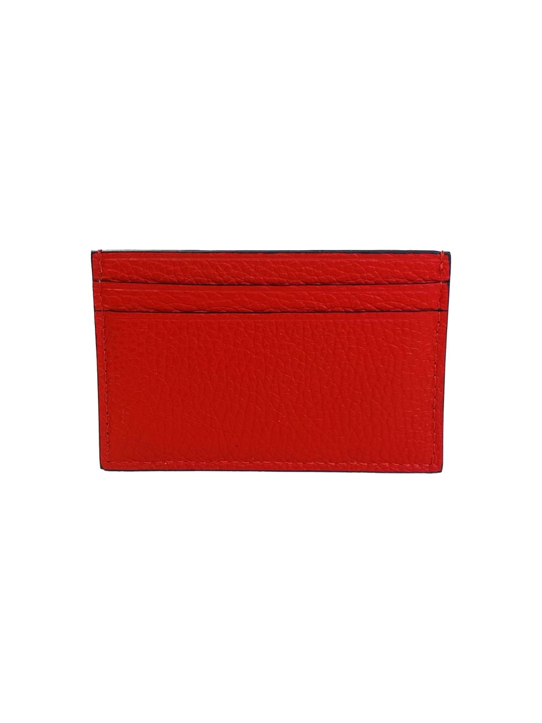 PORTACARTE IN PELLE ROSSO 131